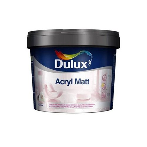 Dulux Acryl Matt bílý - Balení: 5 L