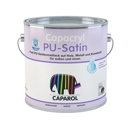 Capacryl PU Satin bílá 0,7 L