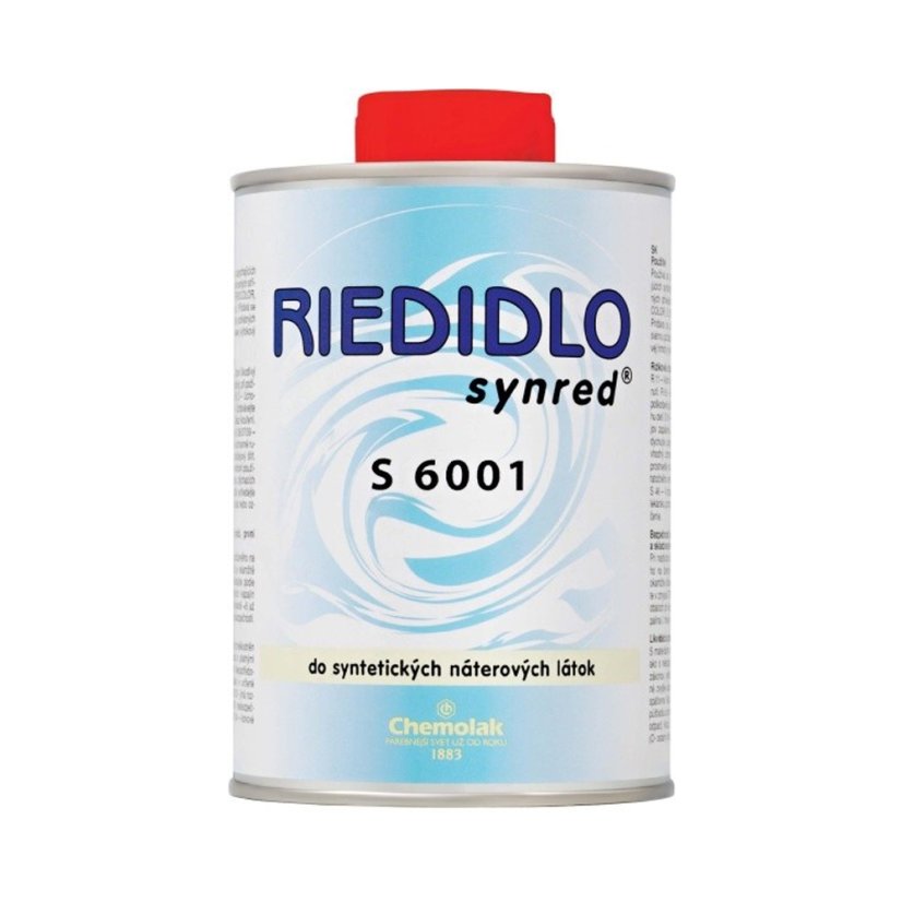 S 6001 Ředidlo do synteticko-olejových barev na stříkání - Balení: 0,8 L