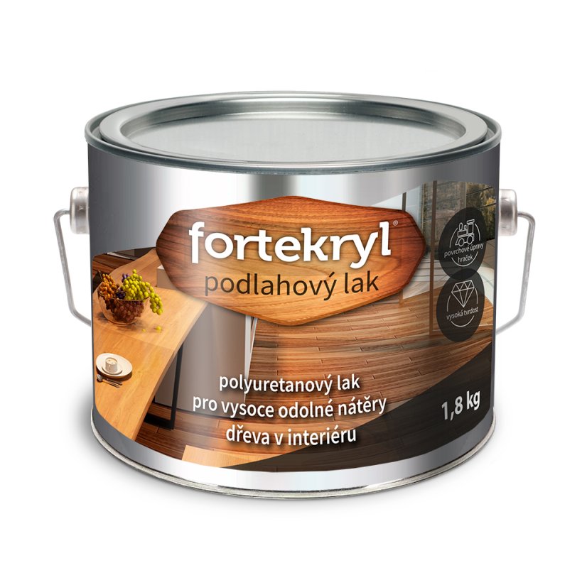Fortekryl podlahový lak 1,8kg lesk