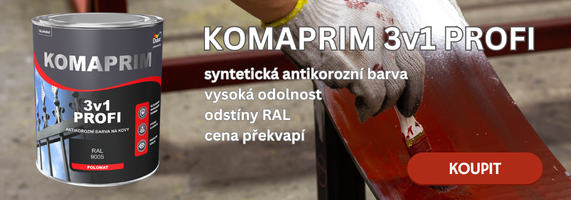 Komaprim Profi 3v1 antikorozní barva