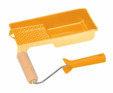 Lakýrnický set váleček 11cm/35mm lak, FLOCK II s vanou 15x32, oboustr. zaobl.