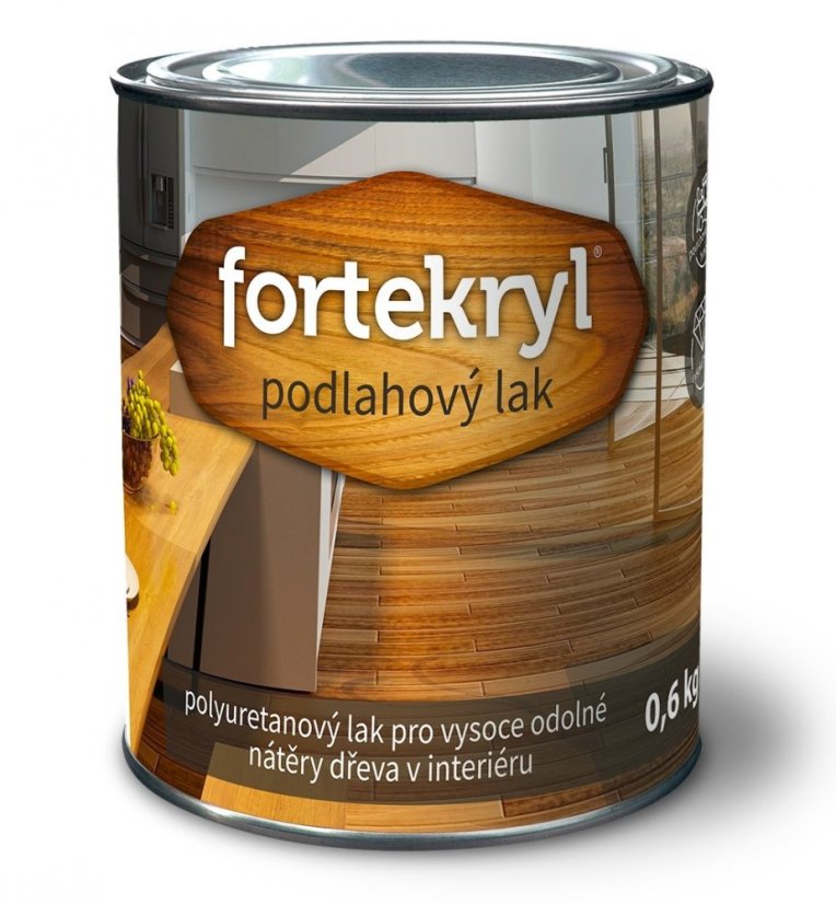 Fortekryl podlahový lak 0,6L lesk