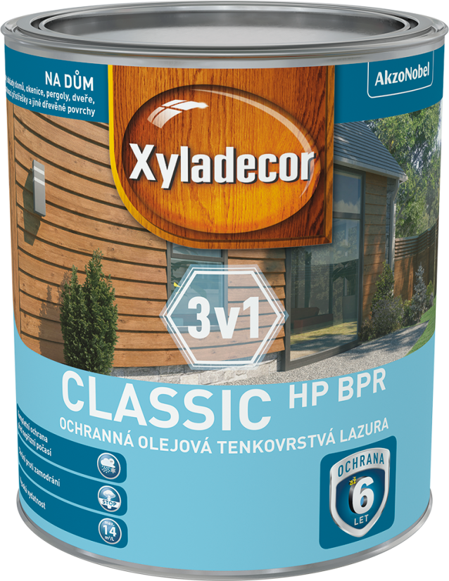 Xyladecor Classic  HP 0,75L - Xyladecor Classic: kaštan
