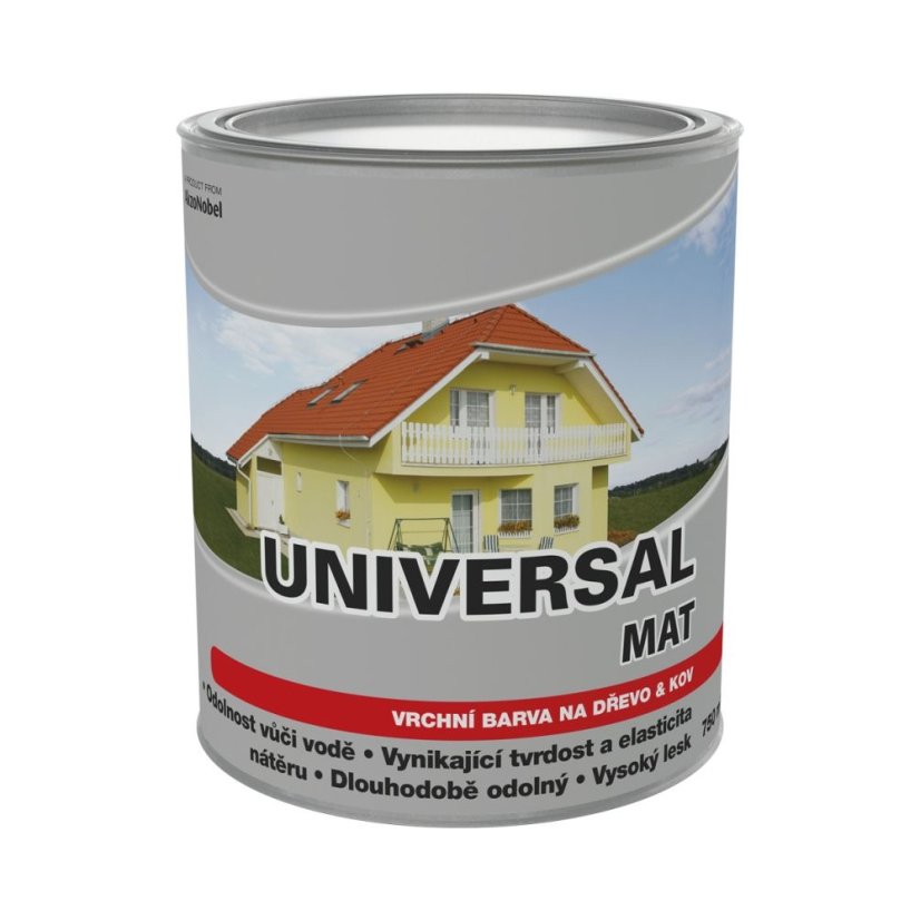 Akzo Nobel Universal mat 100 bílá 2,5L