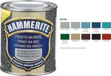 Hammerite přímo na rez vzorník