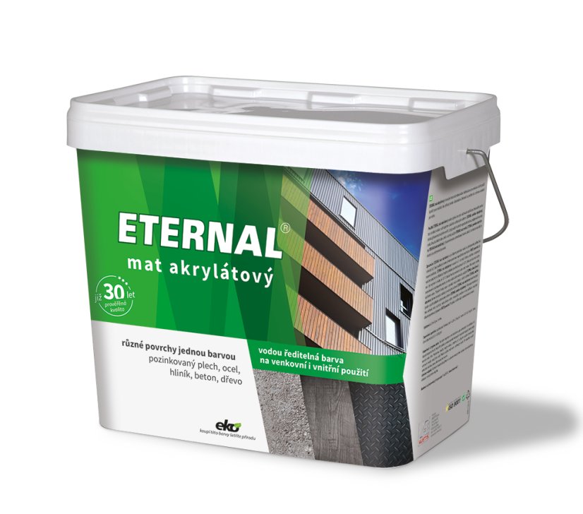 ETERNAL mat akrylátový 10 kg - Eternal mat akryl.: 01 bílý