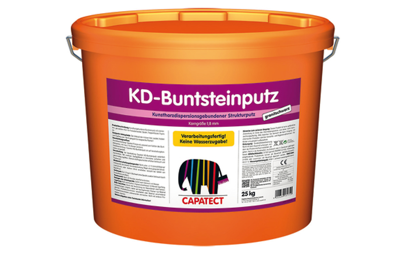 Capatect KD-Buntsteinputz 25 kg - Balení: 25 kg, Capatect KD- Buntsteinputz: Islandgrün