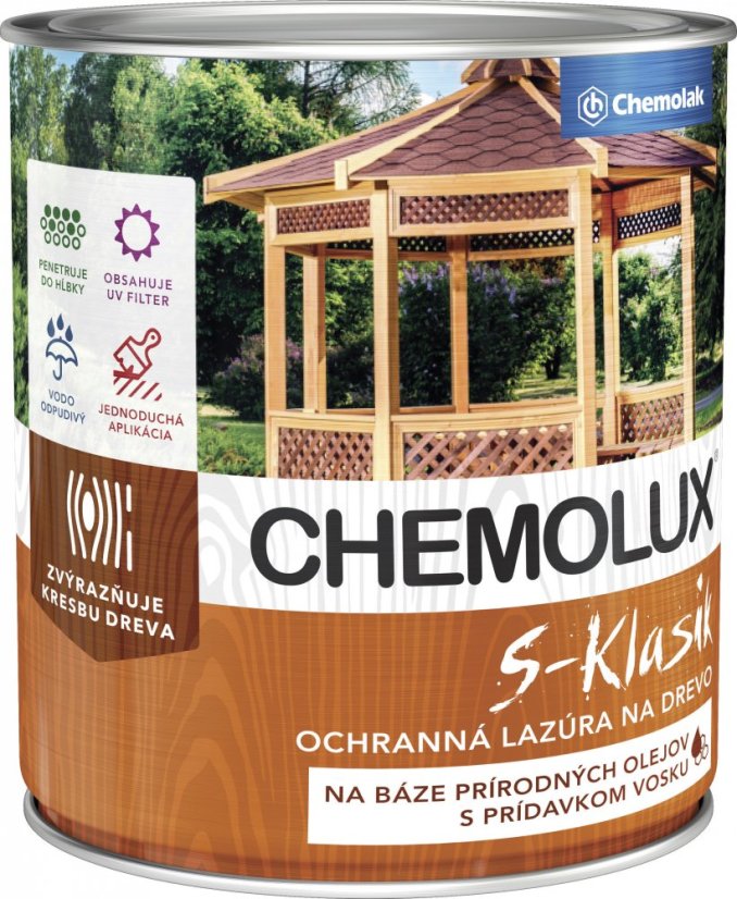 Chemolux S Klasik 2,5 L - Chemolux: kaštan