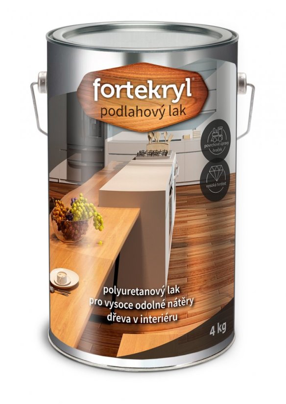 Fortekryl podlahový lak 4kg mat