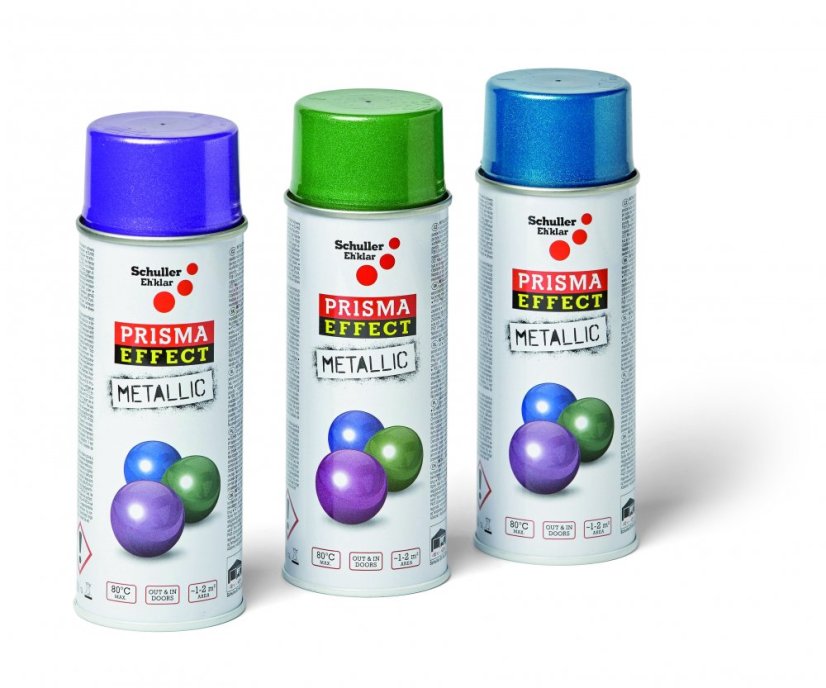 Sprej metalický Schuller 400ml - Schuller metalický sprej: fialový