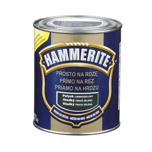 Hammerite Přímo na rez hladký 0,7L - Hammerite: rez hl. tm. Zelený