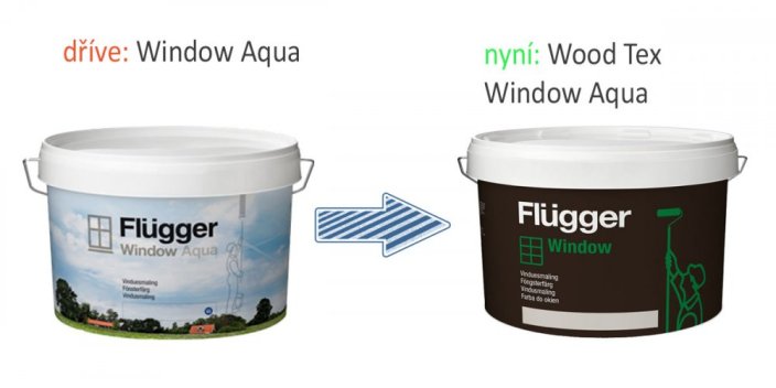 Flügger Wood Tex Aqua Window bílá 2,8L