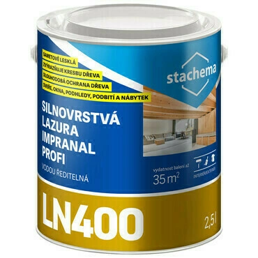 LN400 IMPRANAL PROFI Lazurovací lak silnovrstvý 2,5l