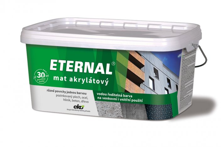 ETERNAL mat akrylátový 2,8 kg - Eternal mat akryl.: 013 černý