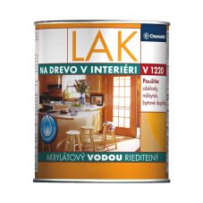 V 1220/0001 LAK na dřevo v interiéru - pololesk 2,5L