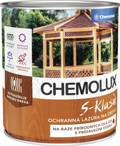 Chemolux S Klasik 4 L - Chemolux: ořech