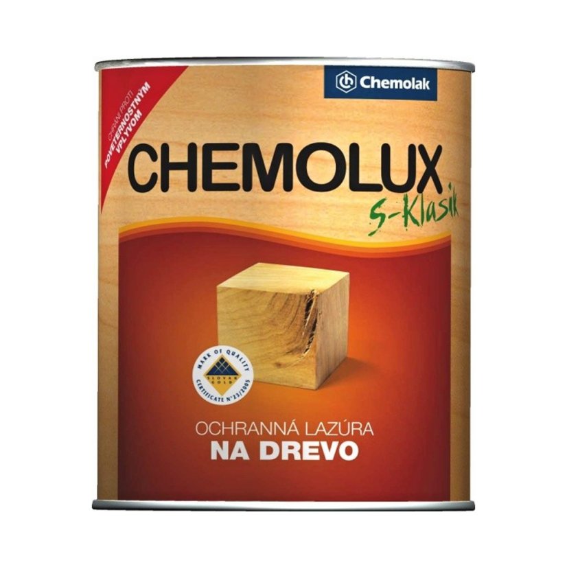 Chemolux S Klasik 2,5 L - Chemolux: kaštan